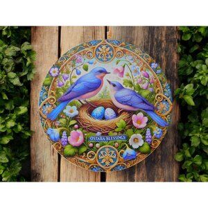 Ostara Blessings Metal Tin Sign 8x8 Pagan Spring Equinox Decor